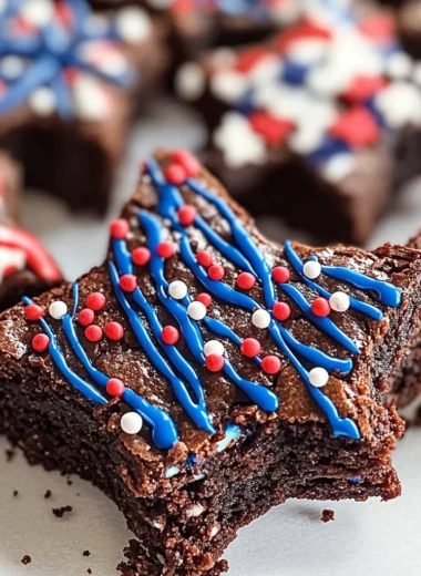 4th of July Brownies