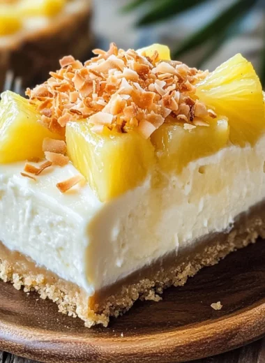 Coconut Pineapple Cheesecake
