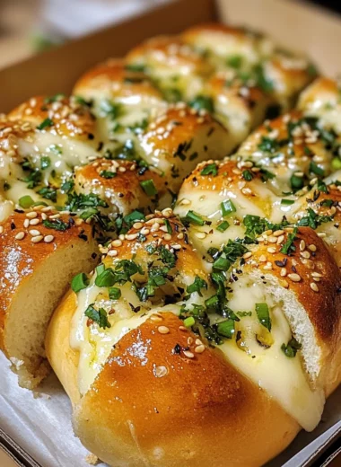 Korean Cream Cheese Garlic Bread