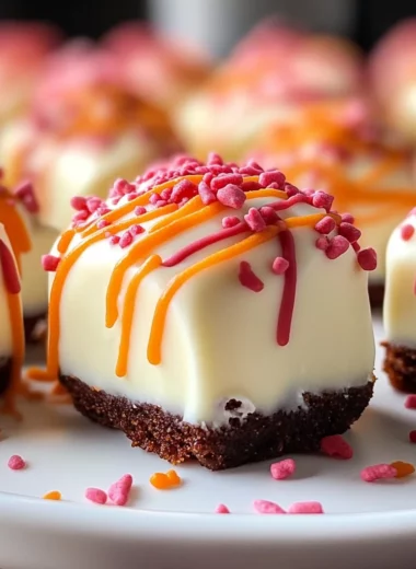 No Bake Orange Creamsicle Truffles