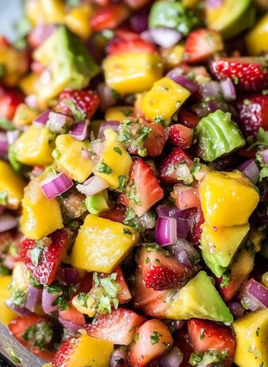 Avocado Strawberry Mango Salsa