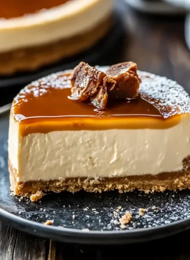 Biscoff Salted Caramel Cheesecake