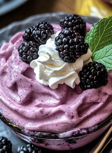 Blackberry Mousse