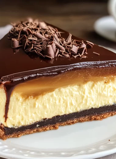 Boston Cream Pie Cheesecake