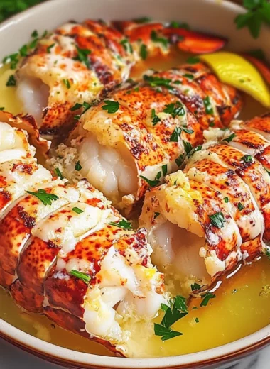 Butter Poached Lobster Tails Recipe