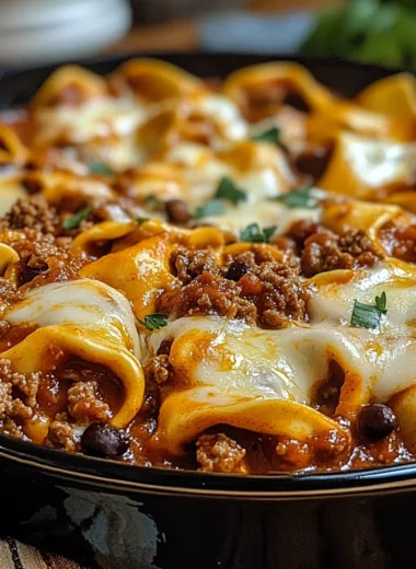 Cheesy Beef Enchiladas Tortellini: A Delicious Twist on Classic Comfort Food