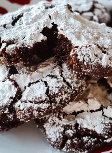 Chocolate Crinkle Cookie Recipe