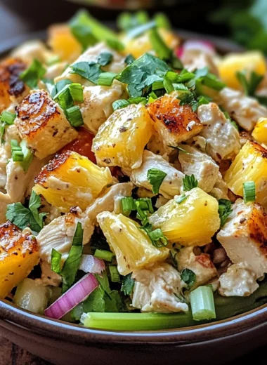 Hawaiian Chicken Salad is a tropical delight to enjoy!