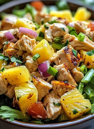 Hawaiian Chicken Salad is a tropical delight to enjoy!