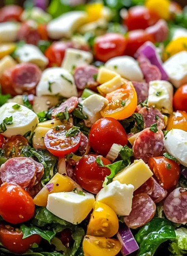 Italian Chopped Salad: A Bowl Full of Flavor and Fun
