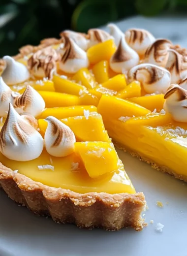 Mango Curd Tart Recipe