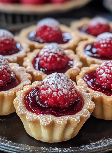 Mini Raspberry Almond Tarts Recipe