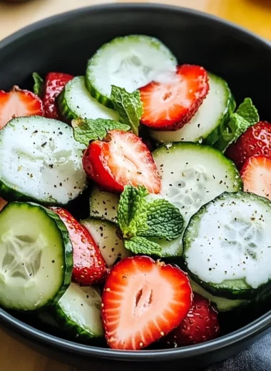 This Cucumber Strawberry Salad