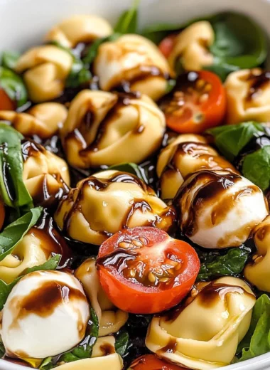 Tortellini Caprese Salad