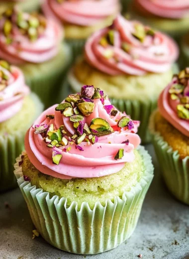 Vegan Mini Rose Cupcakes