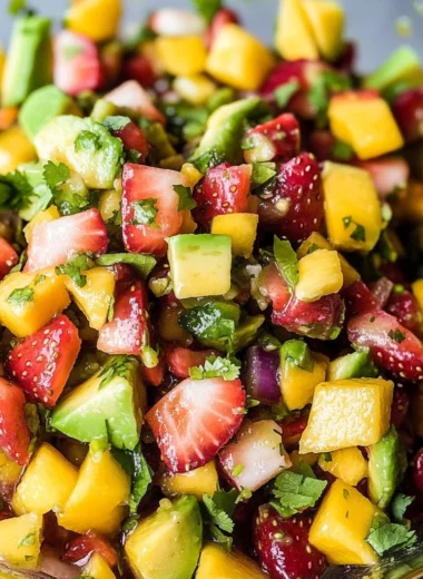 Avocado Strawberry Mango Salsa
