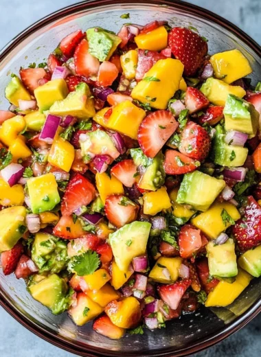 Avocado Strawberry Mango Salsa