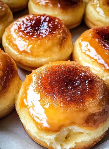 Baked Crème Brûlée Donuts Recipe