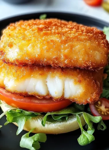 Crispy Fried Cod Sandwich