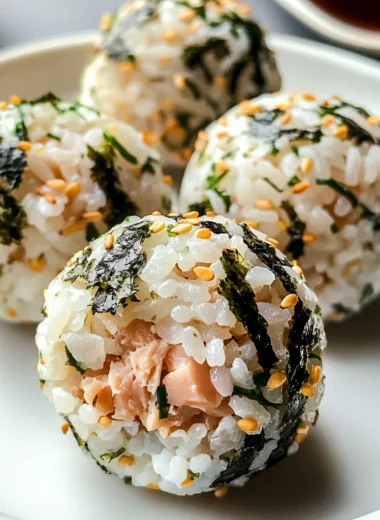Easy Tuna Rice Balls