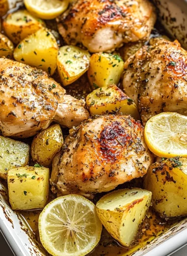 Greek Chicken and Potatoes
