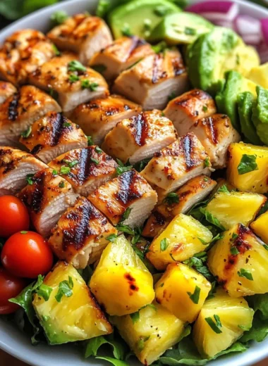 Hawaiian Chicken Salad: Gluten-Free & Whole Health Flexi-Plan