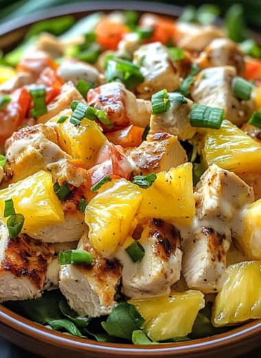 Hawaiian Chicken Salad is a tropical delight to enjoy!