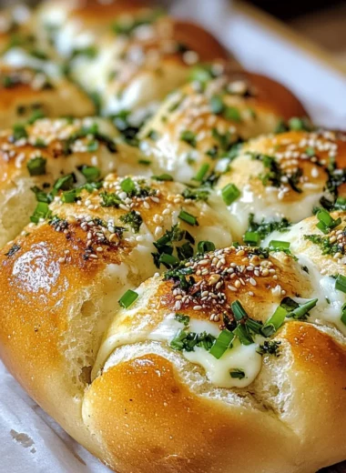 Korean Cream Cheese Garlic Bread