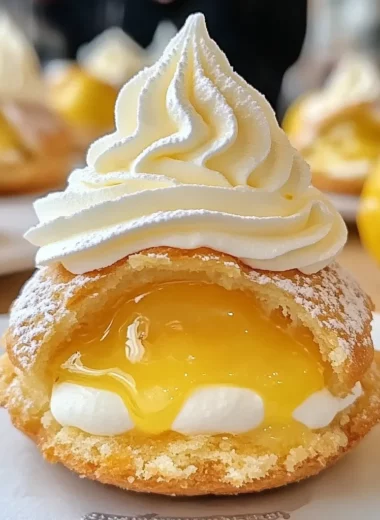 Lemon Cream Puffs