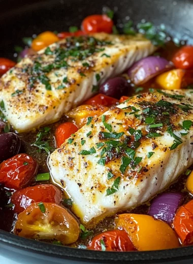 Mediterranean Baked Fish