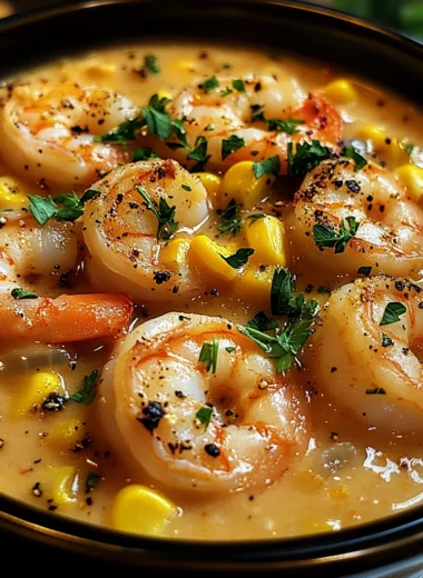 New Orleans Shrimp and Corn Bisque