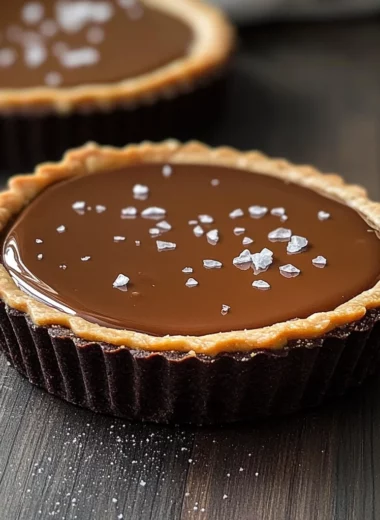 Salted Caramel Chocolate Tart