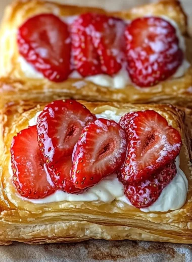 Strawberry Danish with Cream Cheese: A Delightful Pastry You’ll Love