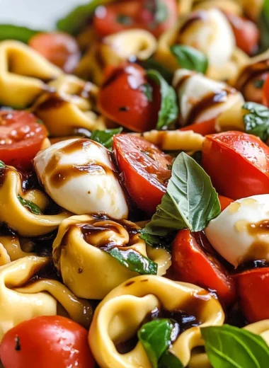 Tortellini Caprese Salad
