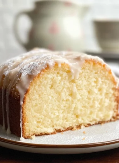 Vanilla Pound Cake Recipe
