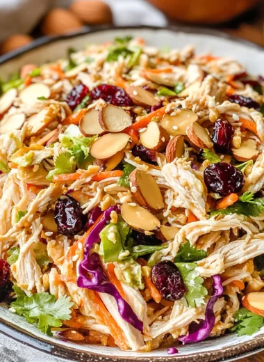 Asian Chicken Cranberry Salad
