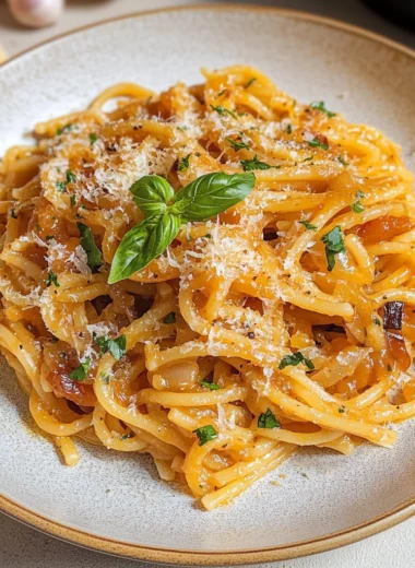 Caramelized Onion Pasta