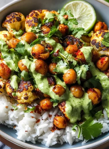 Cauliflower Shawarma Bowls