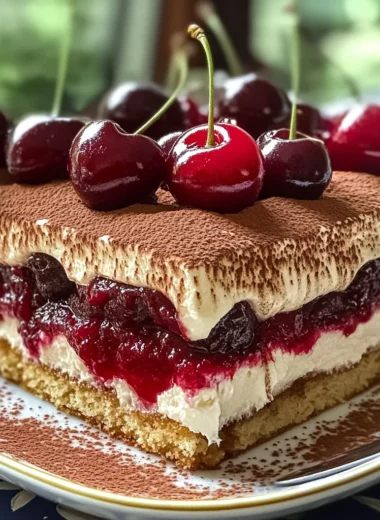 Cherry Amaretto Tiramisu Dessert: A Decadent Twist on a Classic Italian Treat
