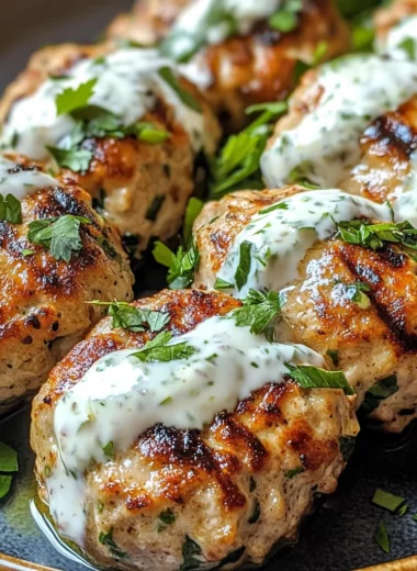 Chicken Kofta with Garlic Yogurt Sauce Recipe: A Must-Try!