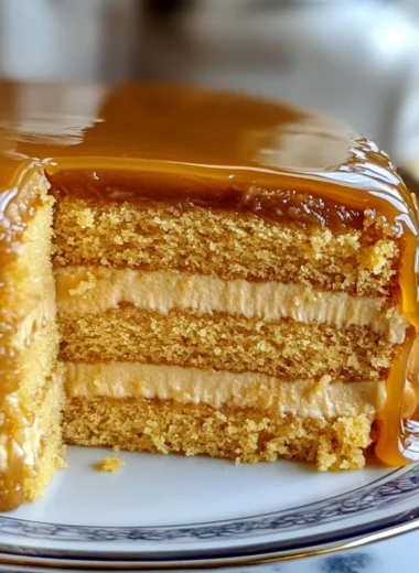 Creamy Caramel Cake