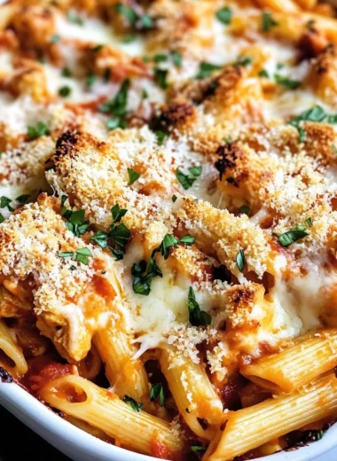 Dump-and-Bake Chicken Parmesan Casserole