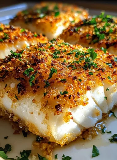 Garlic Parmesan Crusted Halibut: 15-Minute Baked Perfection