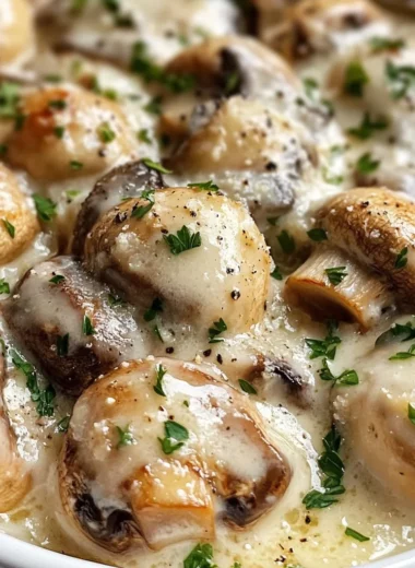 Garlic Parmesan Mushrooms