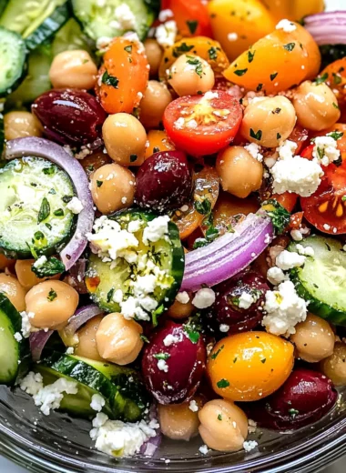 Greek Chickpea Salad Recipe