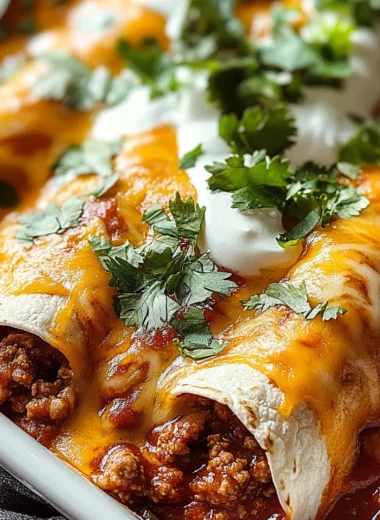 Ground Beef Enchiladas