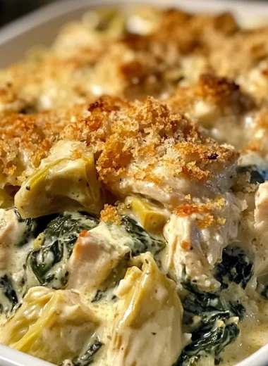 High-Protein Spinach and Artichoke Chicken Casserole: An Incredible Ultimate Meal