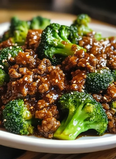 Honey Garlic Ground Beef and Broccoli – A Quick and Flavorful Stir-Fry
