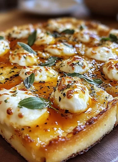 Hot Honey Garlic Bread Pizza
