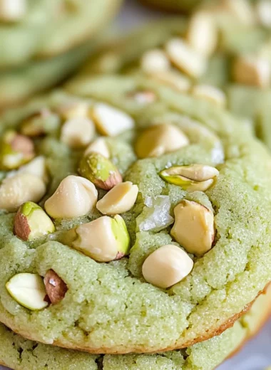 Pistachio Pudding Cookies